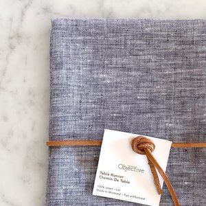 Food52 'Objective' Linen Table Runner